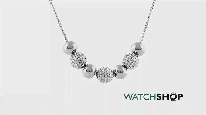 Michael Kors Jewellery Ladies' Silver Plated Brilliance Necklace (MKJ5523040)