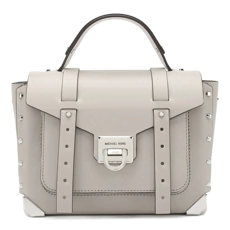 Сумка Michael Kors Manhattan Medium Светло-серая-0