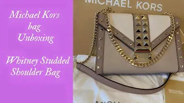 Michael Kors Bag Unboxing - Pink Whitney Shoulder Bag