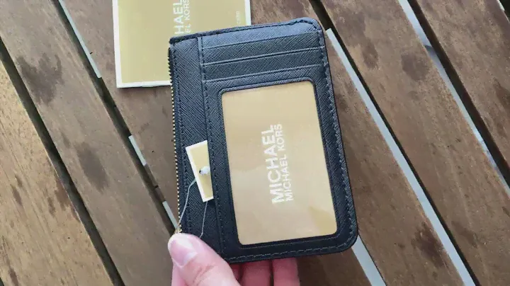 Картхолдер Michael Kors с колечком (Черный) GOLD