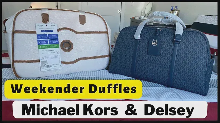 UNBOXING 🎁 |  MICHAEL KORS Signature Heritage Weekender & DELSEY Chatelet Air 2.0 Weekender Duffle