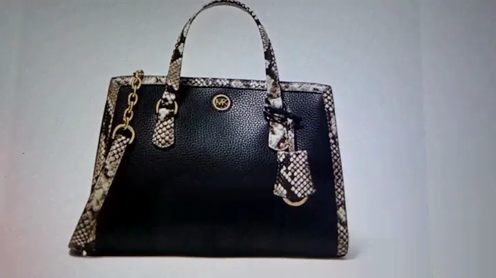 Michael Kors|Chantal Small Embossed Leather Messenger Bag