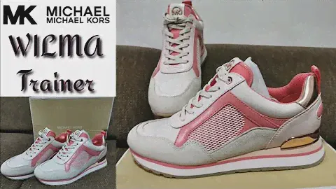 Michael Kors MK Wilma Trainer Shoes Grapefruit Color