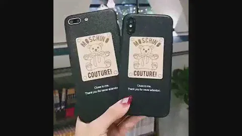 moschino iphone xs max case moschino phone case iphone 8 plus iphone 6/6s/7/8/Plus case