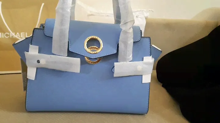 Michael Kors Carmen Satchel Leather Bag | Unboxing Princess Ndeso #affordableluxury #designerbag