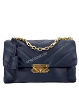 Сумка Michael Kors Cece Medium Quilted Leather Convertible Shoulder Bag черного цвета