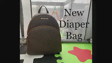 Unboxing Michael Kors Backpack as New Diaper Bag