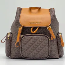 Рюкзак тканевый Michael Kors коричневый