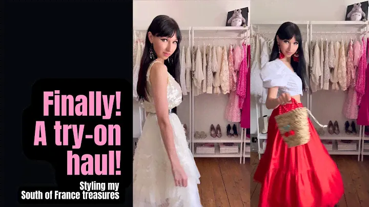 How to style a linen skirt and my other South of France treasures - try on haul