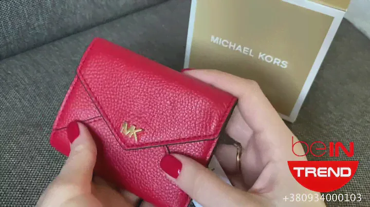 Кошелёк MICHAEL MICHAEL KORS Medium Pebbled Leather Envelope Wallet