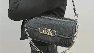 Распаковка сумки MICHAEL KORS Parker Medium Snake Embossed Leather Shoulder Bag