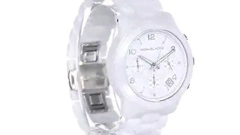 Hermoso Reloj para Mujer Michael Kors MK5161 de cerámica blanca