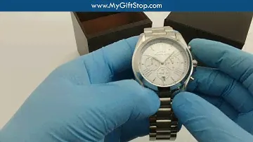 Michael Kors MK5535 Bradshaw Women's Chrono Steel Bracelet Watch Video