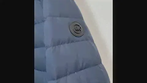 Michael Kors Down Packable Puffer Jacket in Midnight Blue