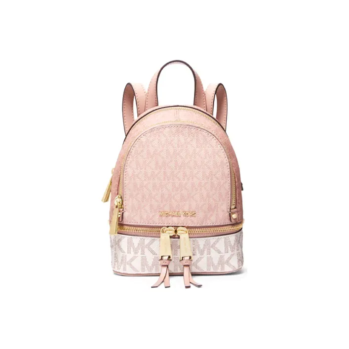 Michael Kors Rhea Mini Color-Block Logo Backpack-0
