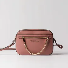 Сумка Michael Kors Jet Set кроссбоди с цепочкой, пыльная роза