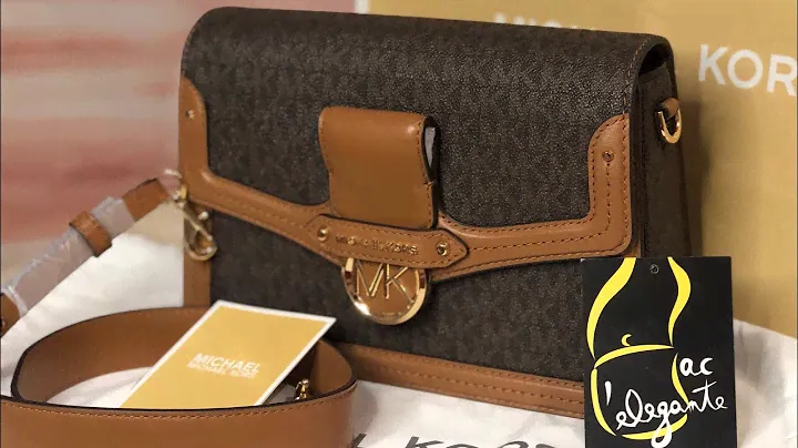 Michael Kors Jessie Medium flap shoulder bag brown acorn
