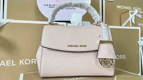 Michael Kors Ava Extra-Small Saffiano Leather Crossbody in Soft Pink by @springflingmnlph