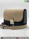 Сумка Michael Kors Sloan Large Quilted Leather Shoulder Бежевый