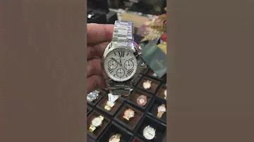 MICHAEL KORS BRADSHAW CHRONOGRAPH SILVER DIAL STAINLESS STEEL LADIES WATCH MK6174