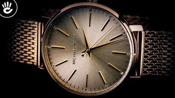 Review đồng hồ Michael Kors MK4339 mạ vàng sang trọng trẻ trung với thiết kế mỏng