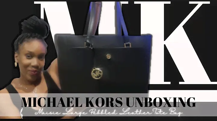 Maisie Large Pebbled Leather 3-in-1 Tote Bag | Michael kors Unboxing #michaelkors
