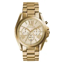 Часы наручные Michael Kors Bradshaw c хронографом, золотой