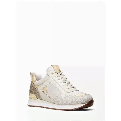 MICHAEL MICHAEL KORS Wilma Two-Tone Logo Trainer-0