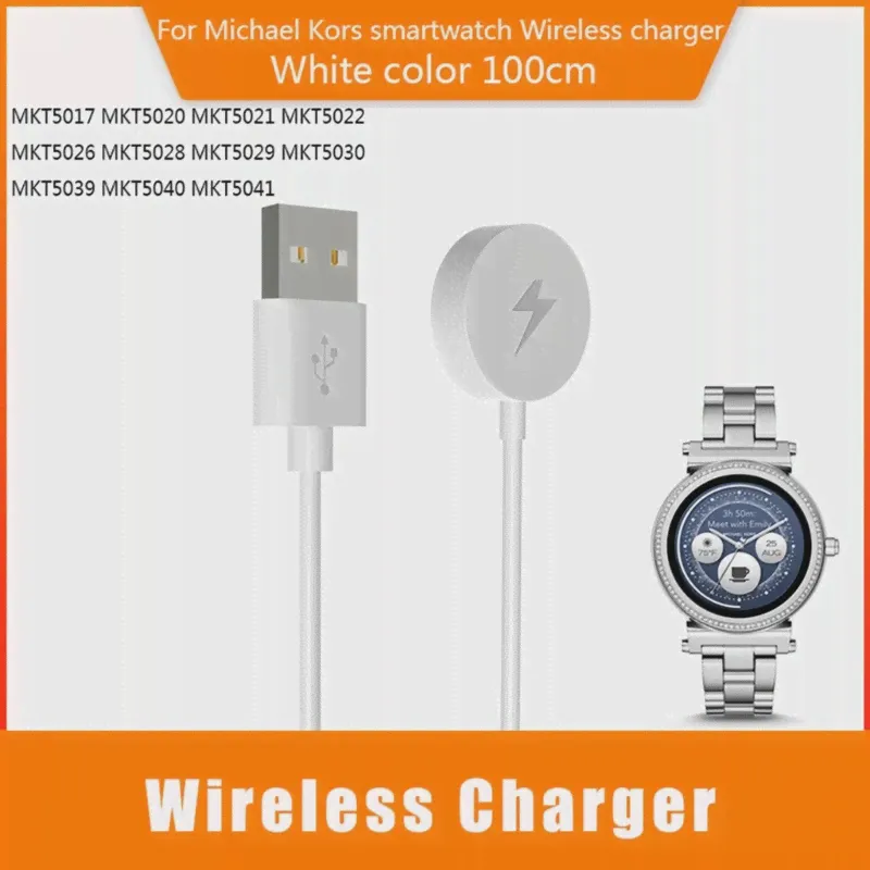 для Michael Kors MKT5017 MKT5020 MKT5021 MKT5022 Зарядное Устройство Адаптер Питания USB Кабель Для Зарядки Док-станция Кронштейн Стойки Умные Часы-0