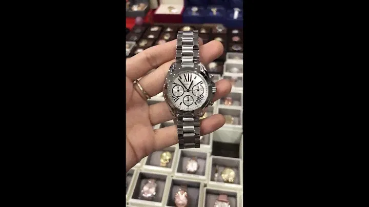 Michael Kors Women's MK6174 Bradshaw Chronograph Stainless Steel Bracelet Watch
