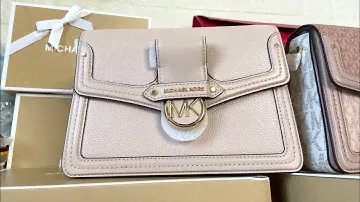 Michael Kors Jessie Medium Pebbled Leather Shoulder Bag in Soft Pink by @springflingmnlph