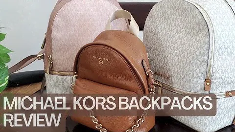 Michael Kors Backpacks Rhea and Mini Slater-Review + Wear and Tear