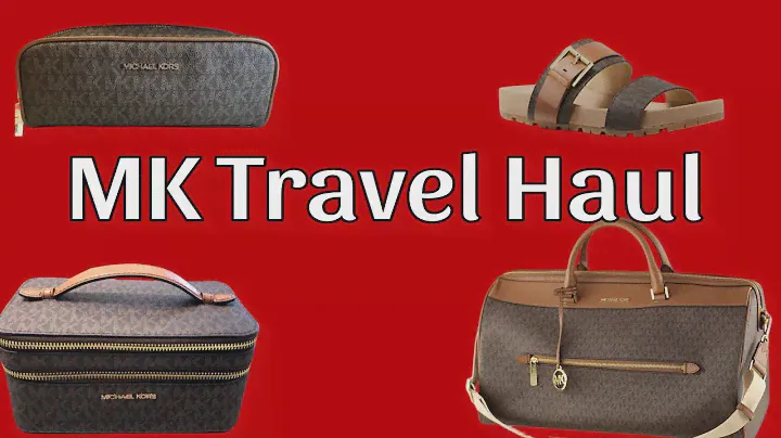 Michael Kors XL Duffle bag, cosmetic bag & shoe haul  #michaelkorshandbags #michaelkors #travelbag