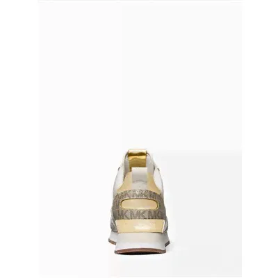 MICHAEL MICHAEL KORS Wilma Two-Tone Logo Trainer-1