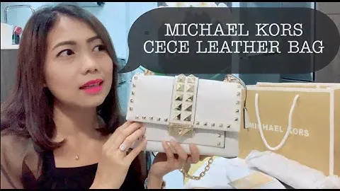MICHAEL KORS CECE studded leather bag || REVIEW TAS MICHAEL KORS | BAHASA