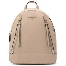 MICHAEL KORS кожаный рюкзак Brooklyn Майкл Корс розовый