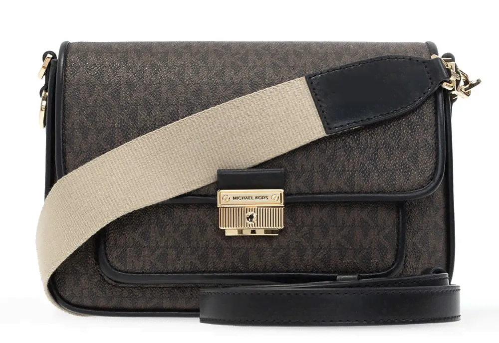 Сумка Michael Kors Bradshaw Medium Темно-коричневая-0