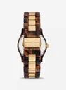 Часы Michael Kors Runway Gold-Tone and Tortoiseshell Acetate Watch, коричневый mk7354 | tortoise (mbz149818)