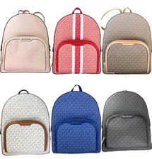 Michael Kors Phoebe Jaycee Backpack MK Signature PVC Leather School Bag