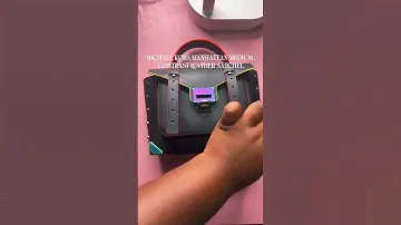 Michael Kors Manhattan Medium Contrast Leather Satchel Unboxing