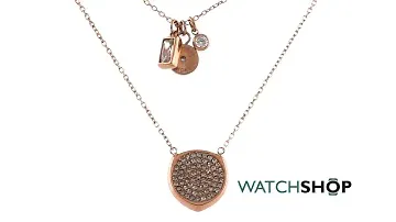 Michael Kors Jewellery Ladies' Rose Gold Plated Brilliance Necklace (MKJ6752791)