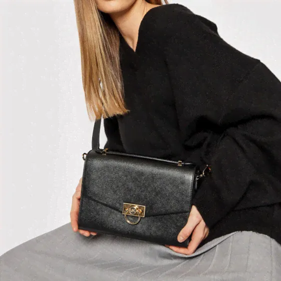 Сумка Michael Kors MK Hendrix Envelope Black