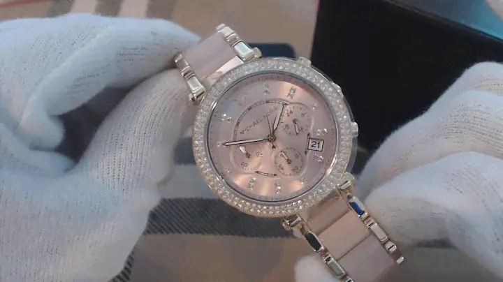 Women's Michael Kors Parker Chronograph Crystallized Watch MK6326