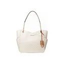 Michael Kors Jet Set Large Logo Shoulder Bag Vanilla