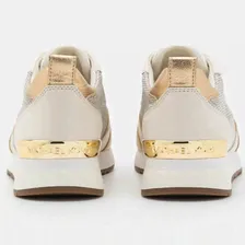 MICHAEL Michael Kors Кроссовки Michael Kors Allie Stride Trainer, золотой/белый zzo1wpa28-a00 (lpn22517122)