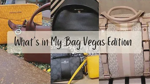 What's in My Bag Vegas Edition | MK Bedford Duffle & Slater Backpack