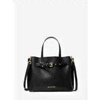 Сумка женская Michael Kors Emilia, натуральная кожа, коричневая