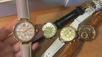 Reviewing Michael kors Sawyer Chronograph watch Collection in many colors