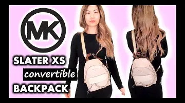 Michael Kors Slater Extra Small Convertible backpack | MK mini backpack | Review | Pro & Cons | WIMB
