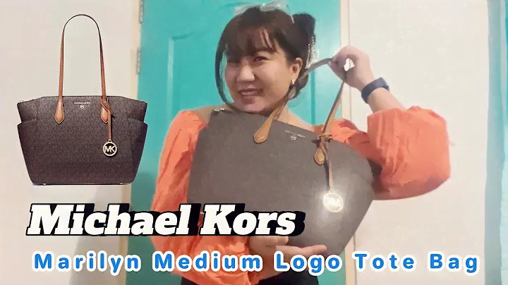 Unboxing Michael Kors Marilyn Medium Logo Tote Bag.